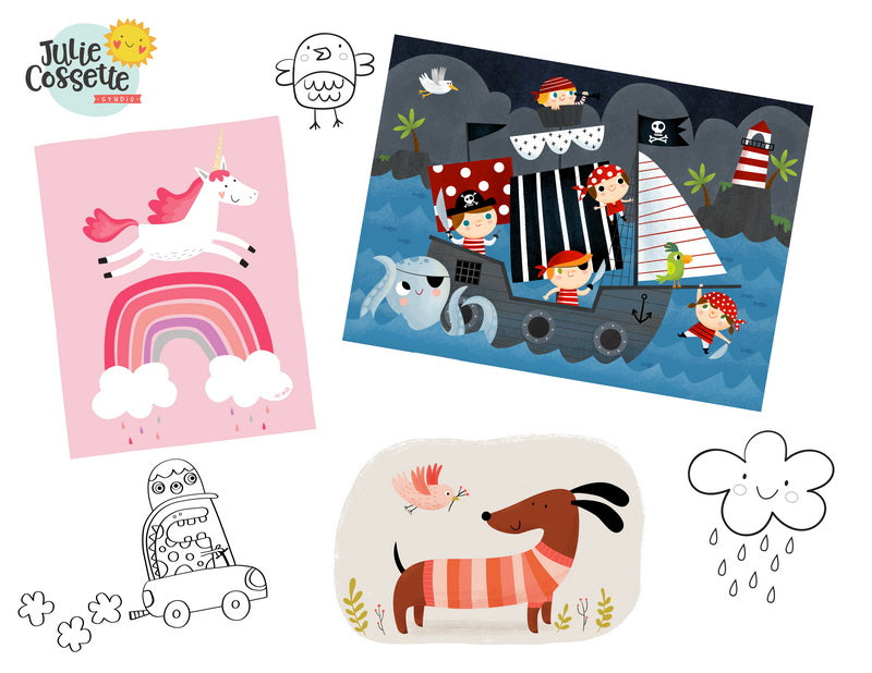 Julie Cossette - L'illustratrice du mois d'avril!