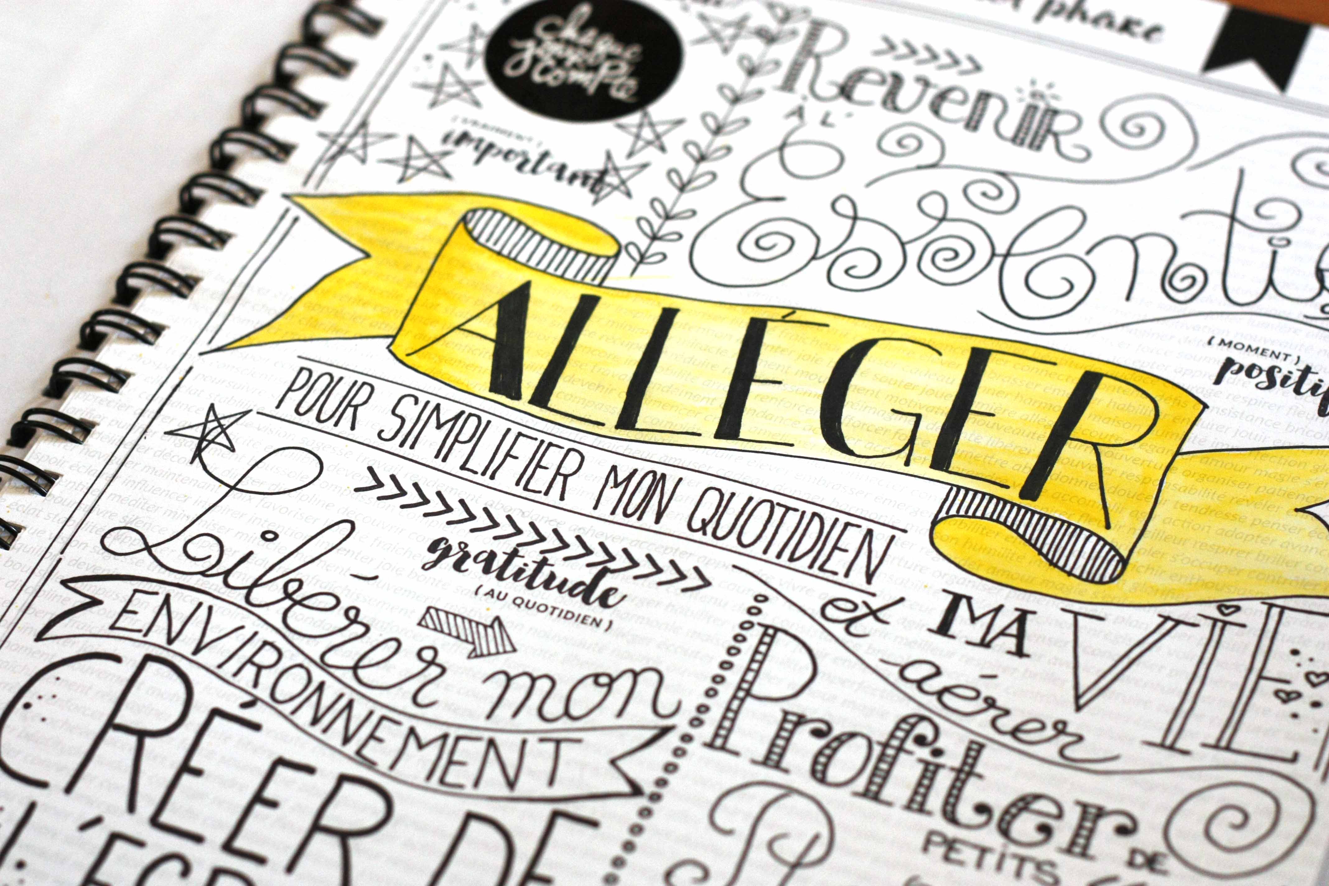 Jouer avec l'écriture pour illustrer son mot phare et ses objectifs