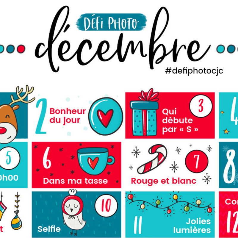 Notre défi photo de décembre est de retour!