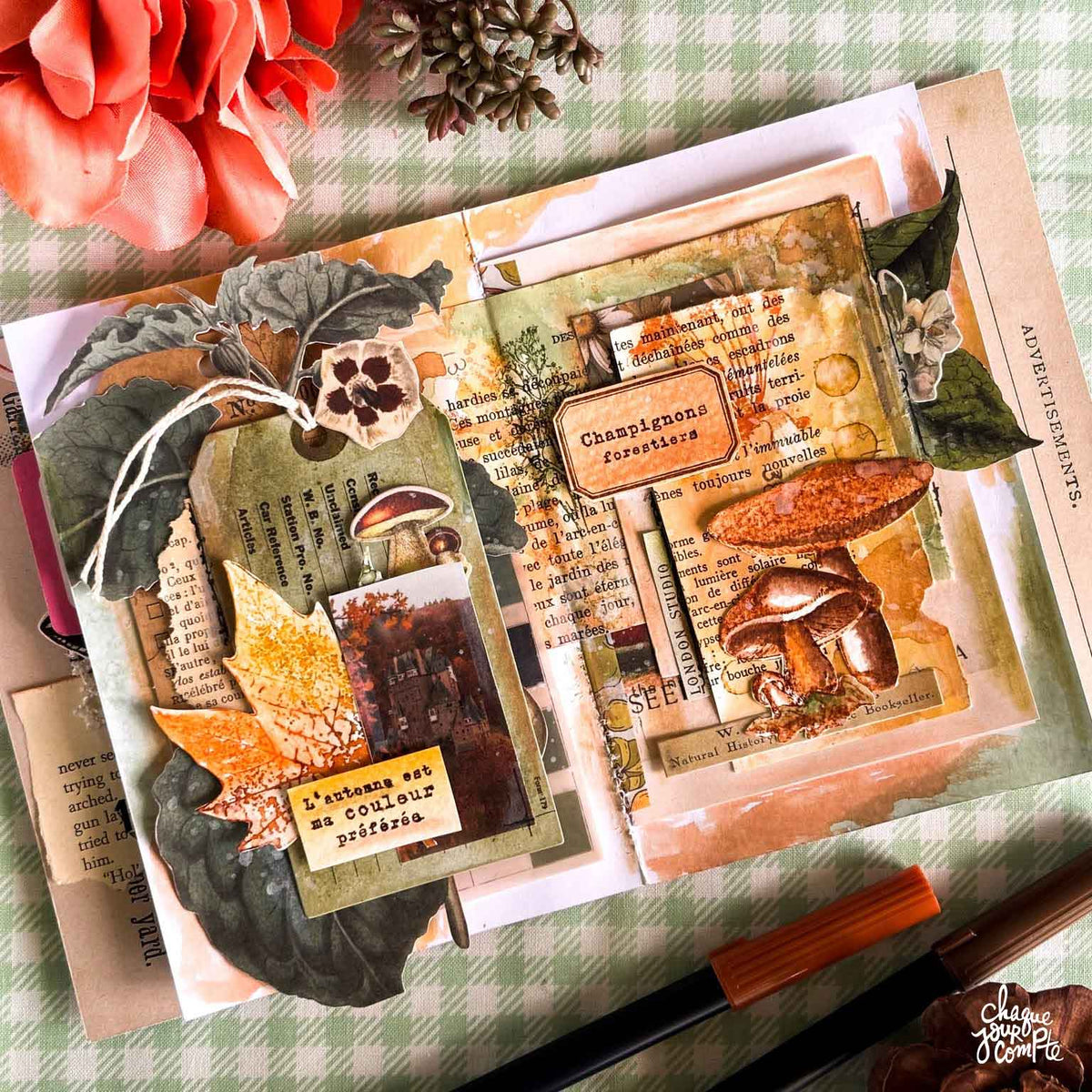 Les couleurs de l'automne - art journal