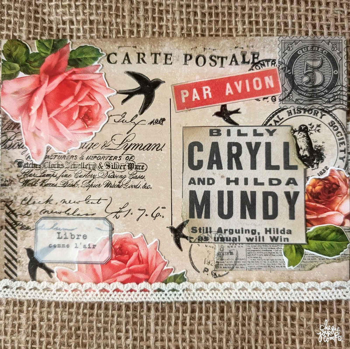 Art journal: le romantisme dans la carte postale
