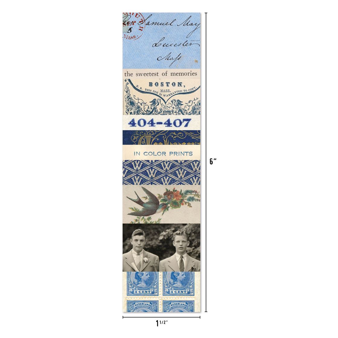 Bandes de papier pour collage