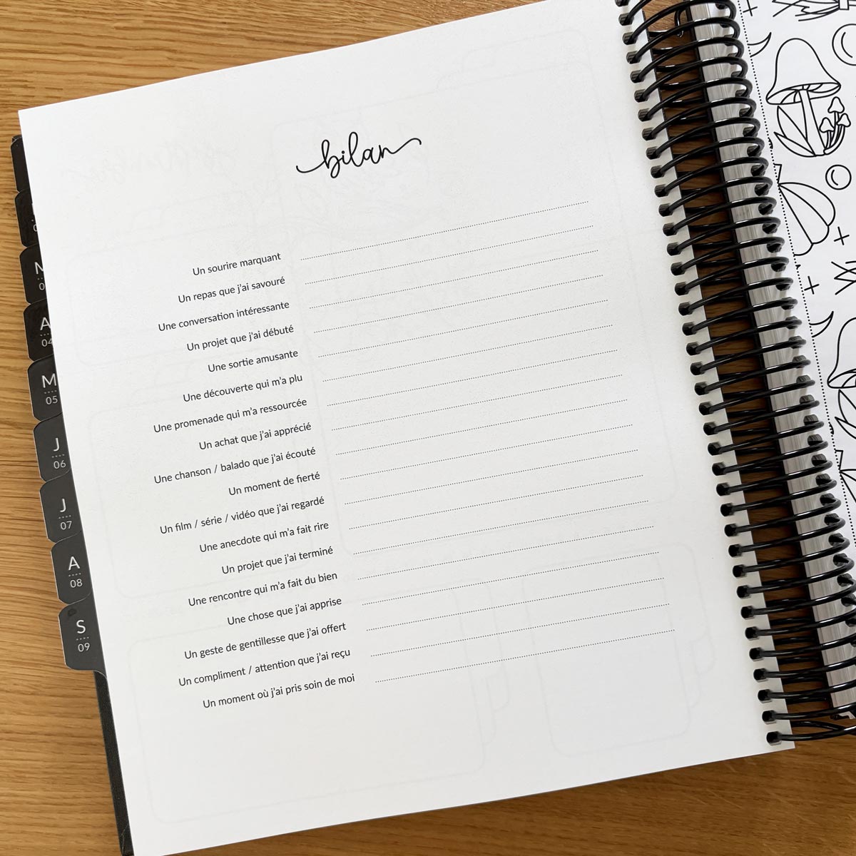 Planificateur créatif journal de bord, PERPÉTUEL