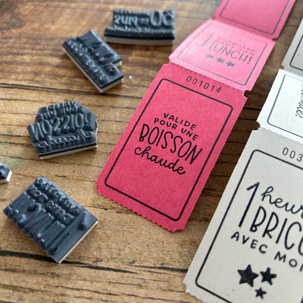 Billets doux - Série étoile - Ensemble de 14 étampes à découper