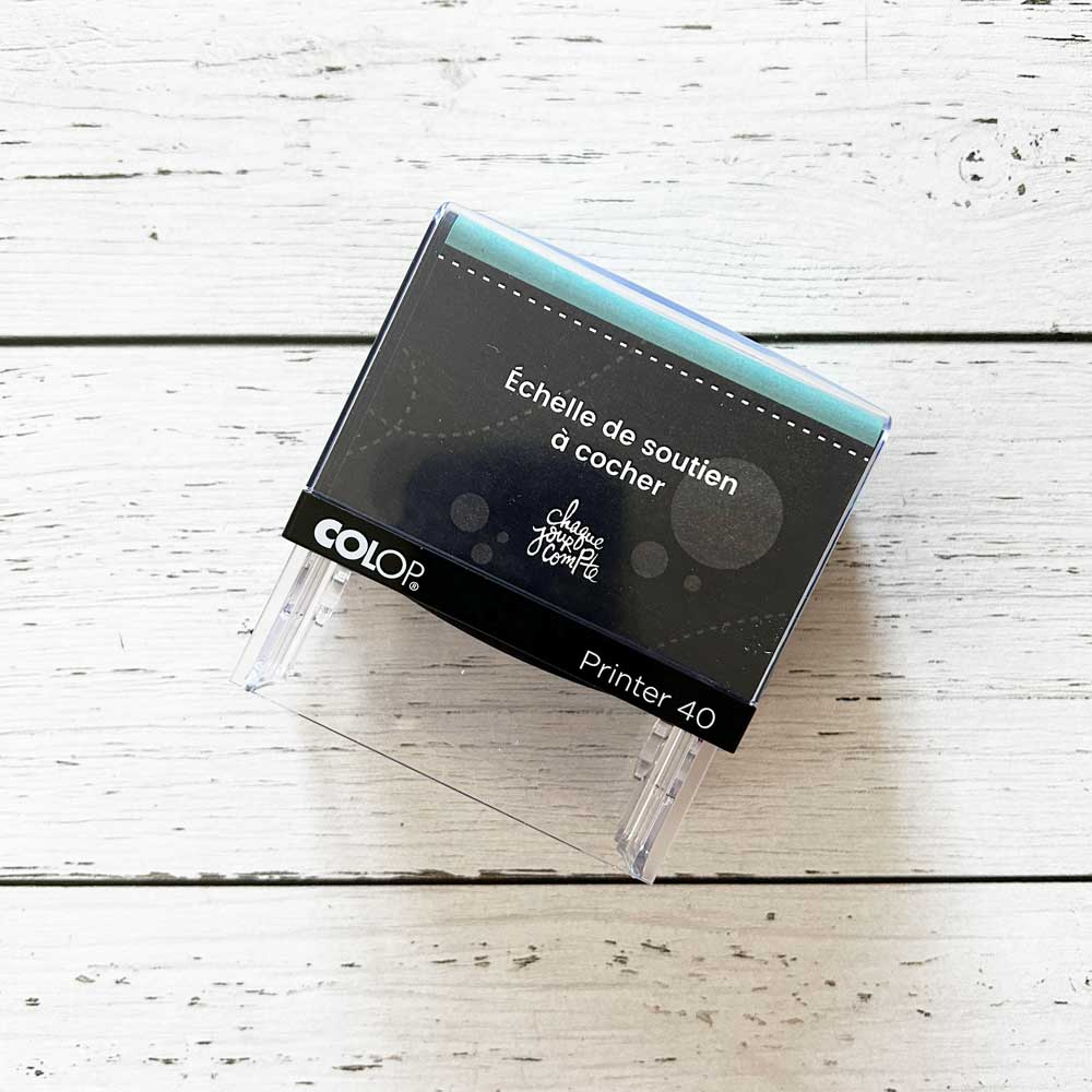 Échelle de soutien - Tampon autoencreur pour profs