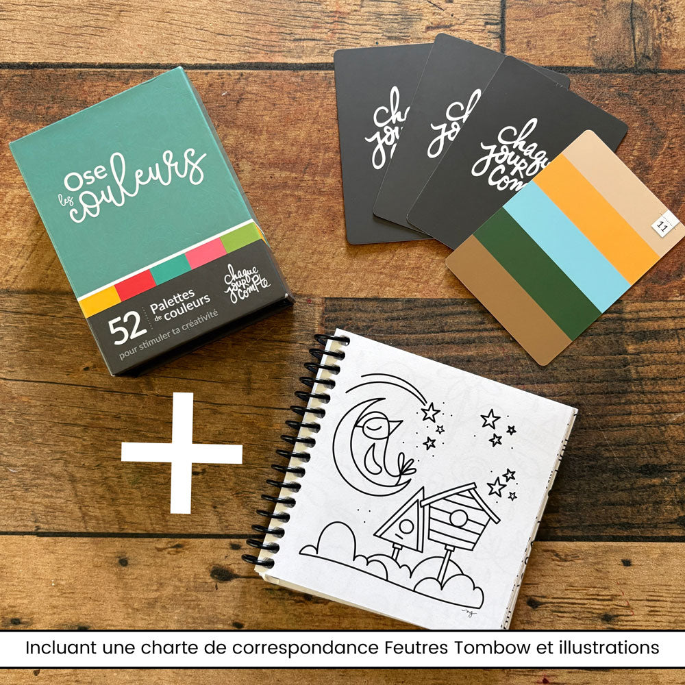 Promo vacances - Combo jeu de cartes et carnet à colorier