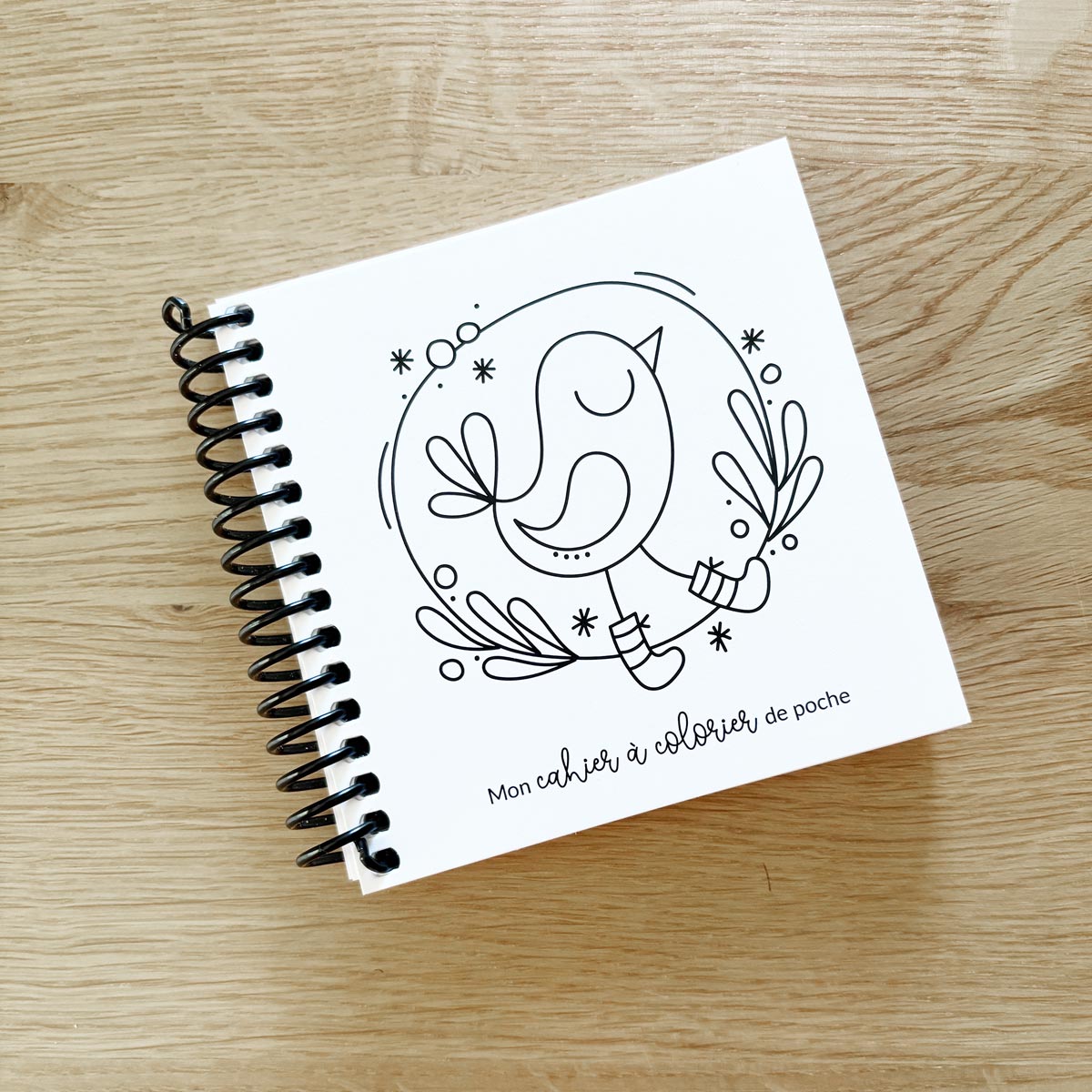 Cahier à colorier de poche - 58 illustrations, 12 motifs