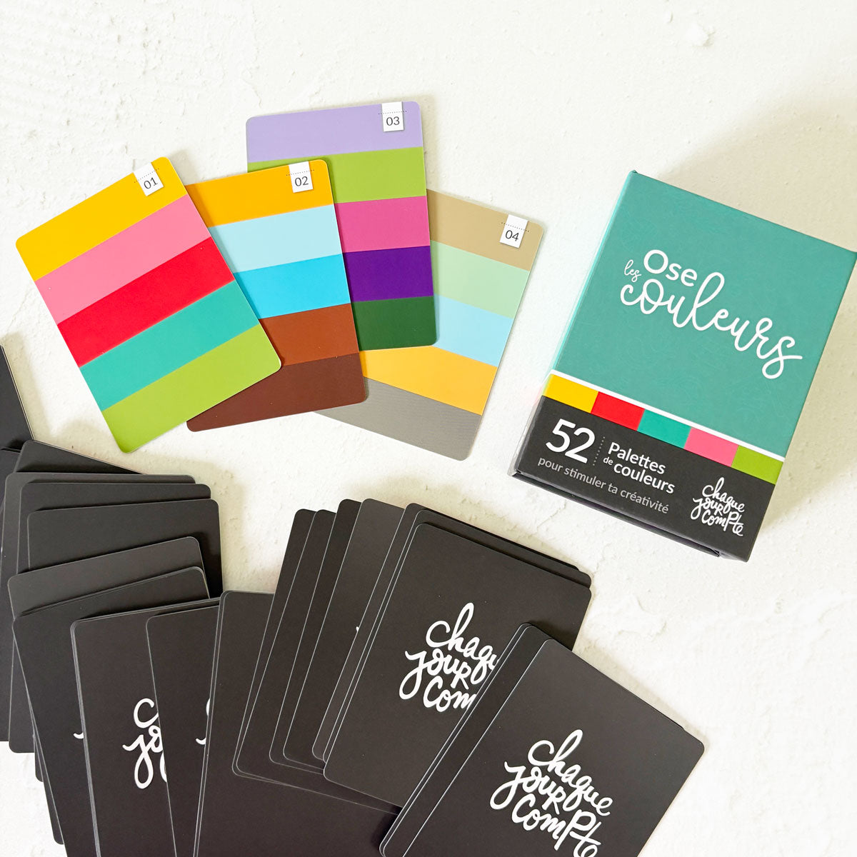 Jeu de cartes - 52 Palettes de couleurs