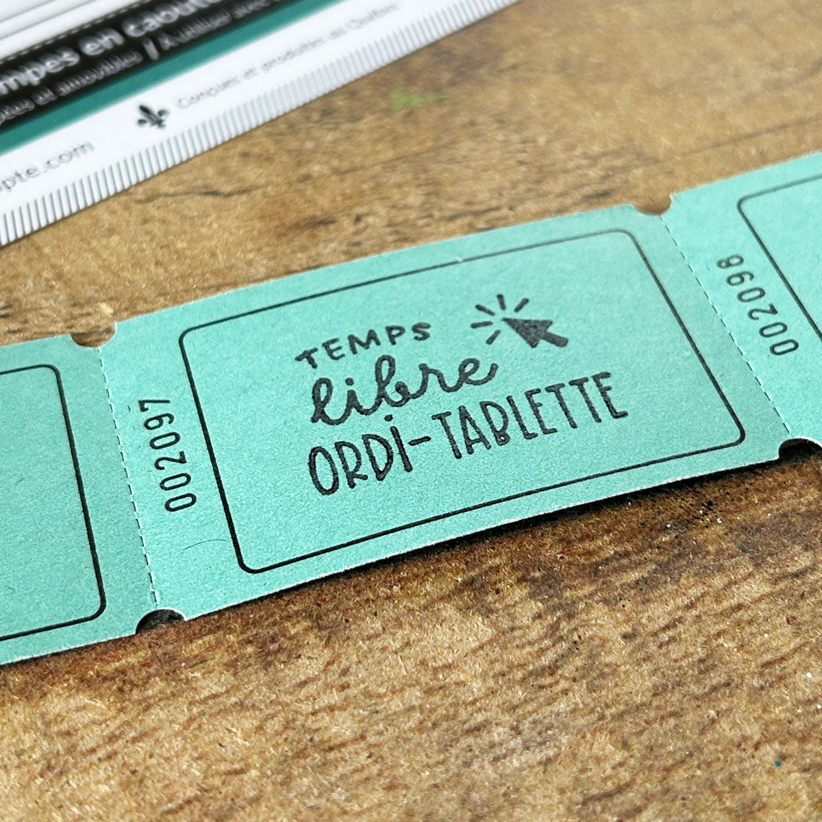 Ensemble complet - Billets récompenses pour les élèves
