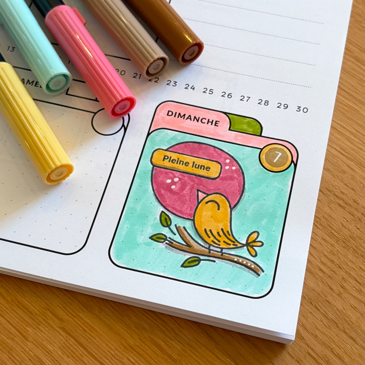 Textes de base planification - Ensemble de 33 étampes à découper