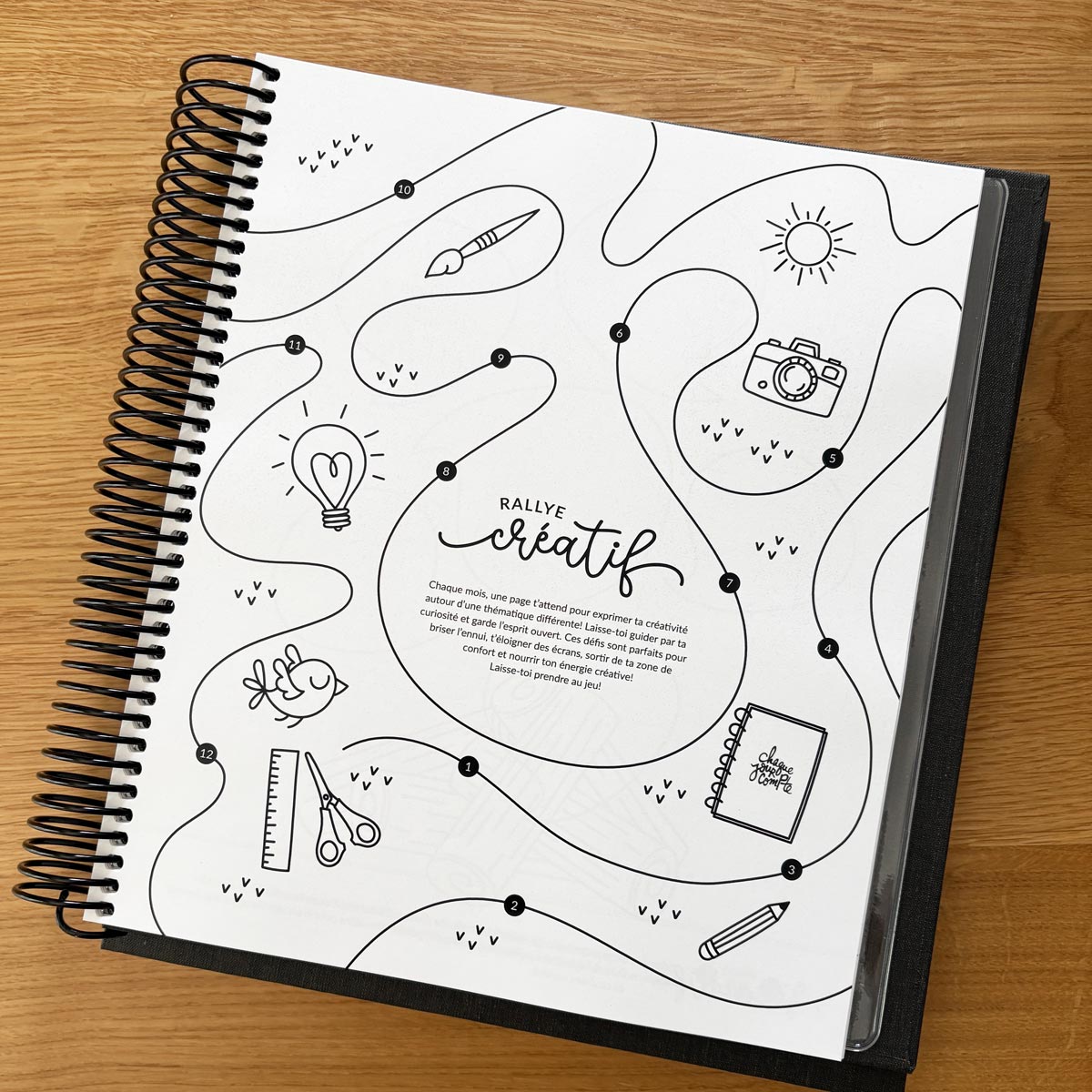 Planificateur créatif journal de bord, PERPÉTUEL