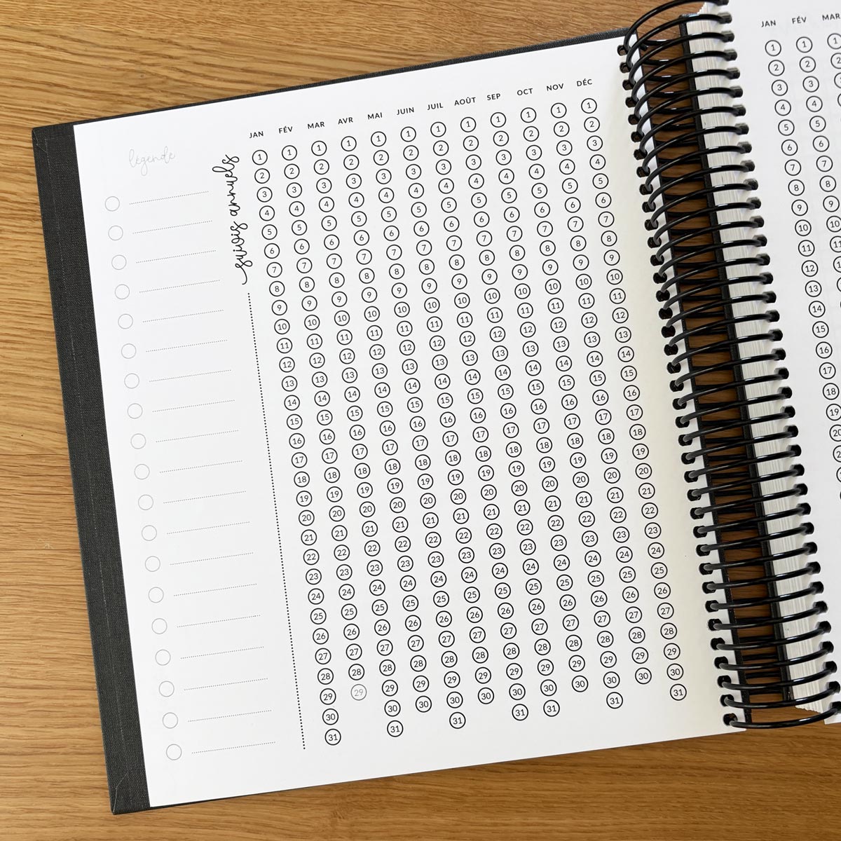 Planificateur créatif journal de bord, PERPÉTUEL