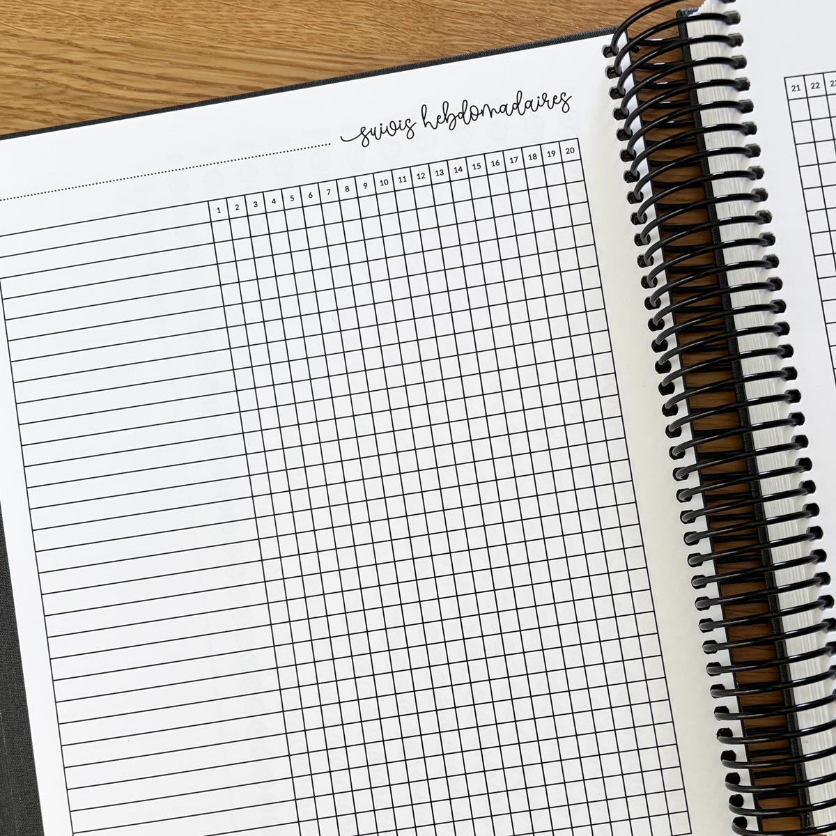 Planificateur créatif journal de bord, PERPÉTUEL