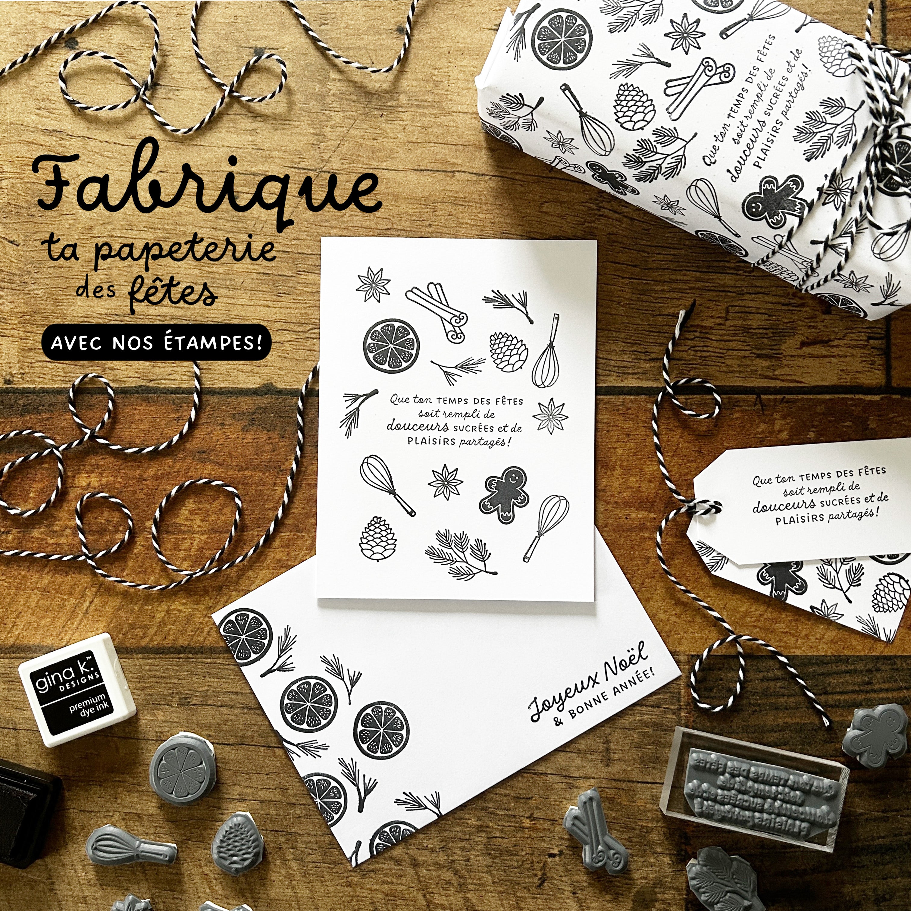 Douceurs sucrées - Ensemble de 9 étampes à découper