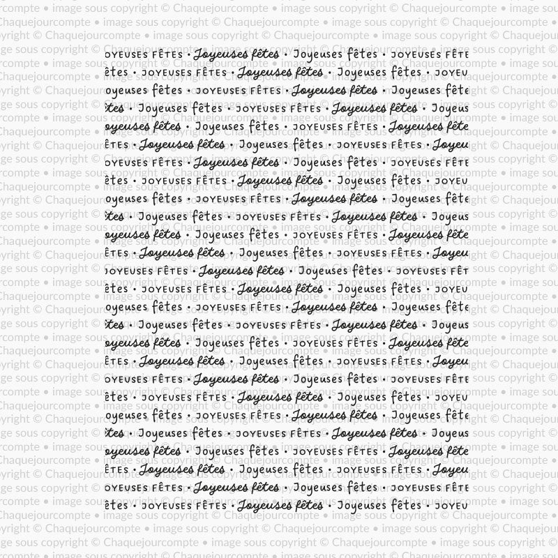 Fond de carte - Joyeuses fêtes - 1 étampe grand format