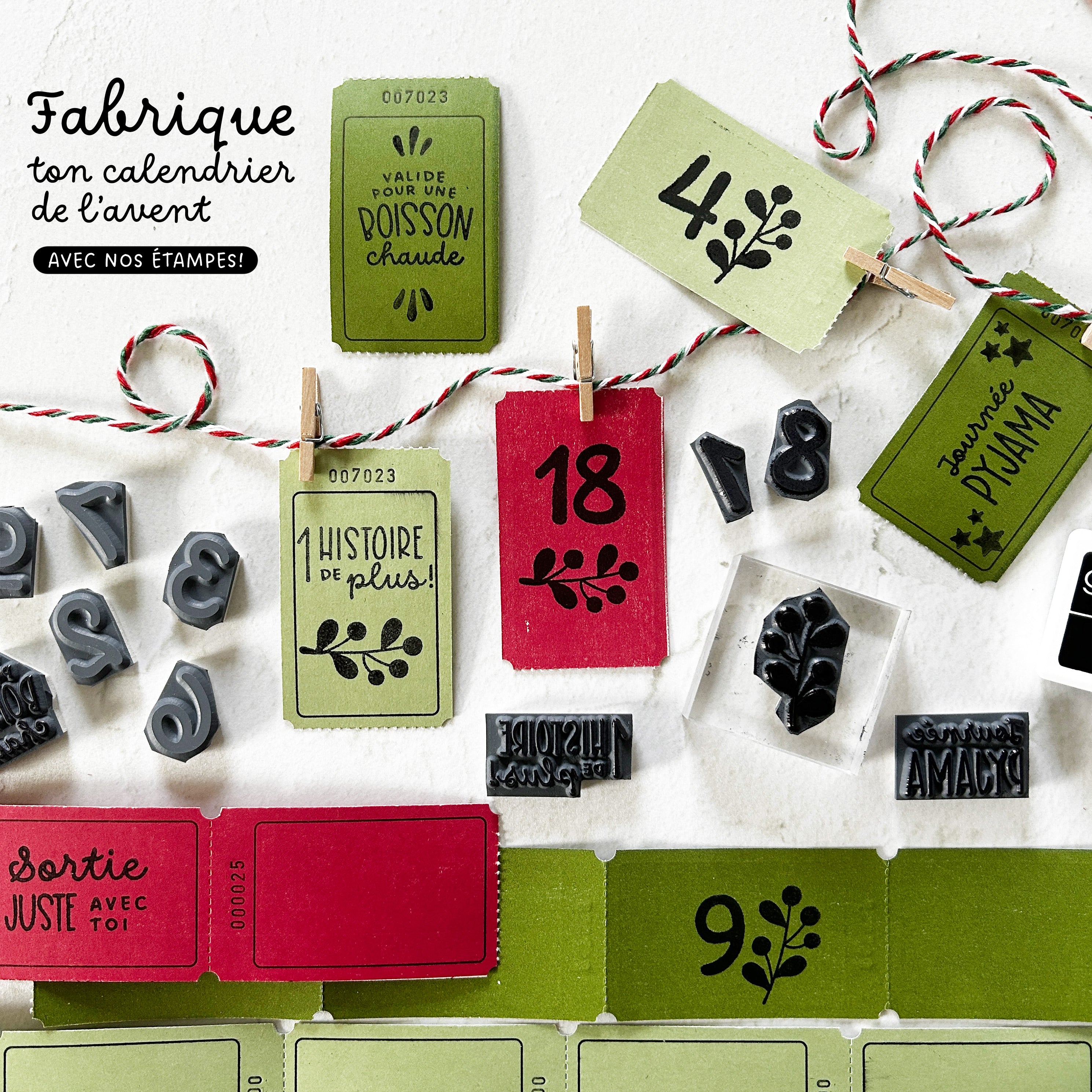 Billets doux - Série étoile - Ensemble de 14 étampes à découper