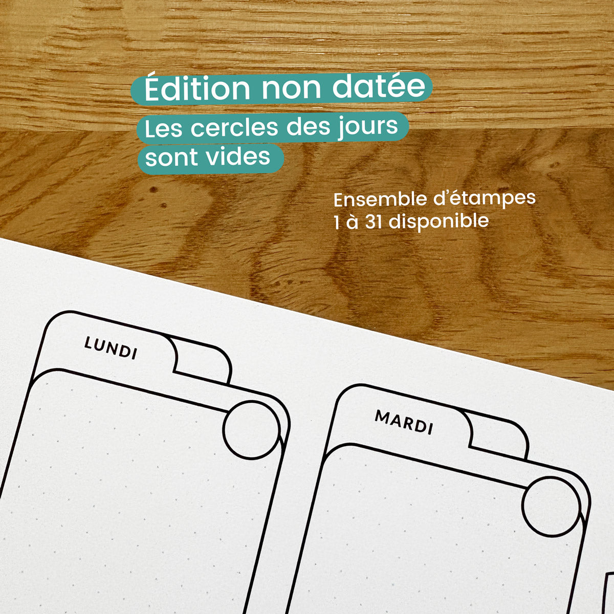 Planificateur créatif journal de bord, PERPÉTUEL