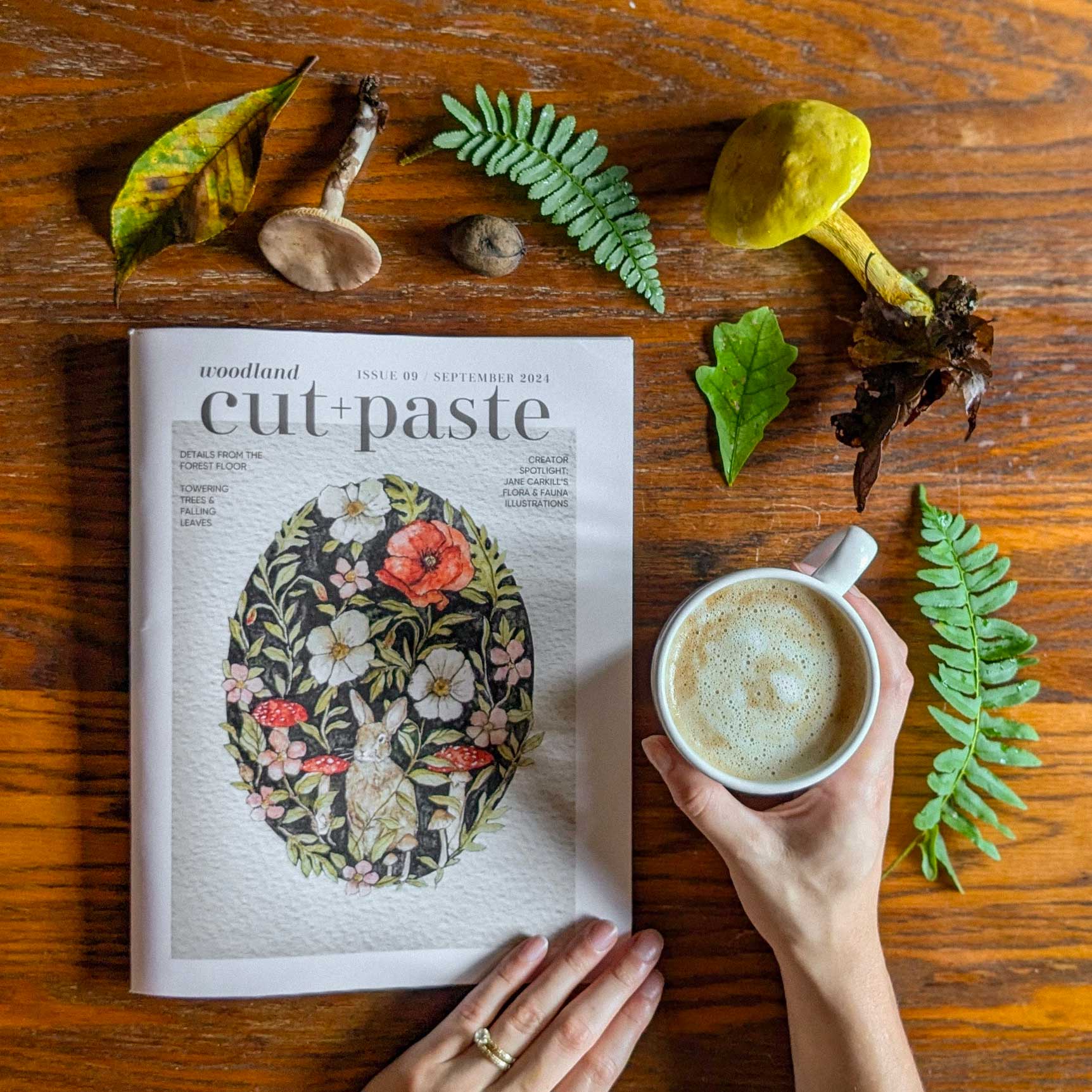 Magazine Cut and paste "Woodland" Vol.9