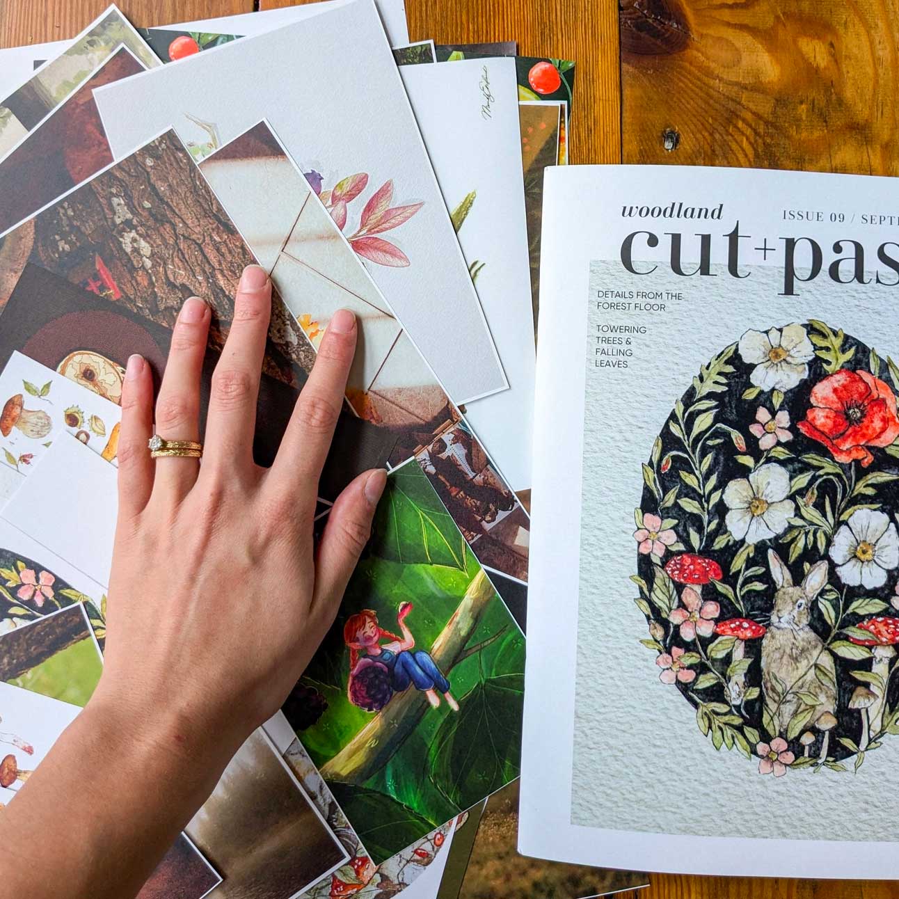 Magazine Cut and paste "Woodland" Vol.9