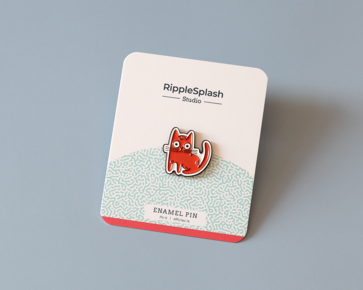 Épingle Chat rouge