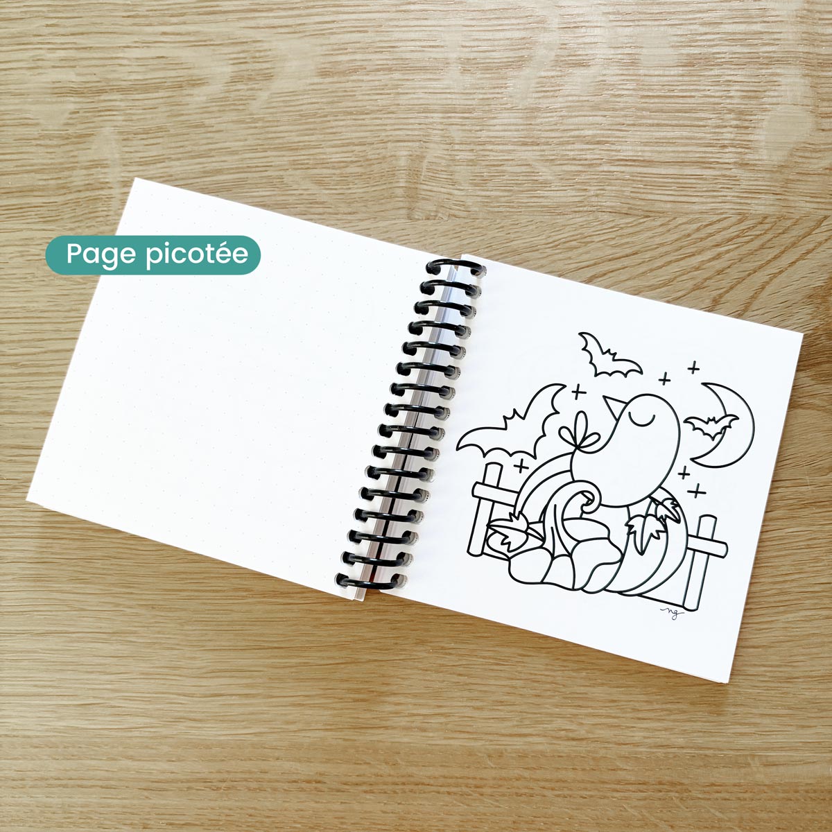 Cahier à colorier de poche - 58 illustrations, 12 motifs