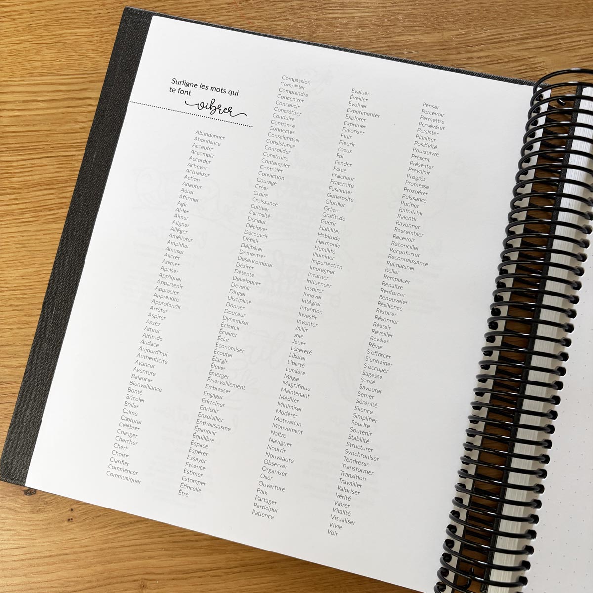 Planificateur créatif journal de bord, PERPÉTUEL