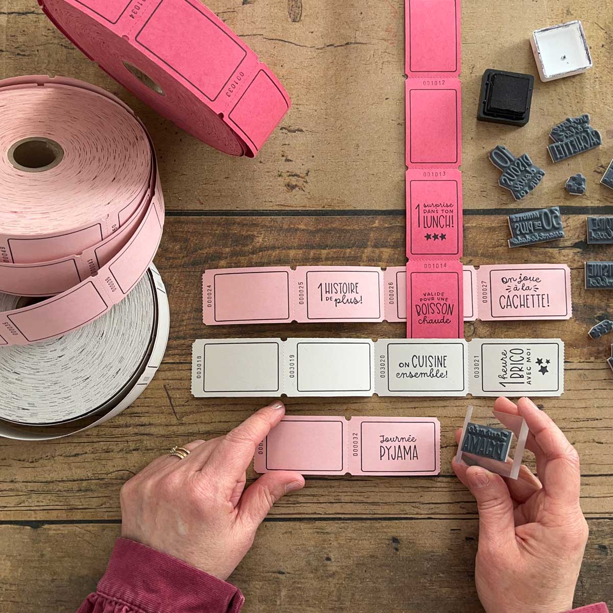 Billets doux - Série étoile - Ensemble de 14 étampes à découper