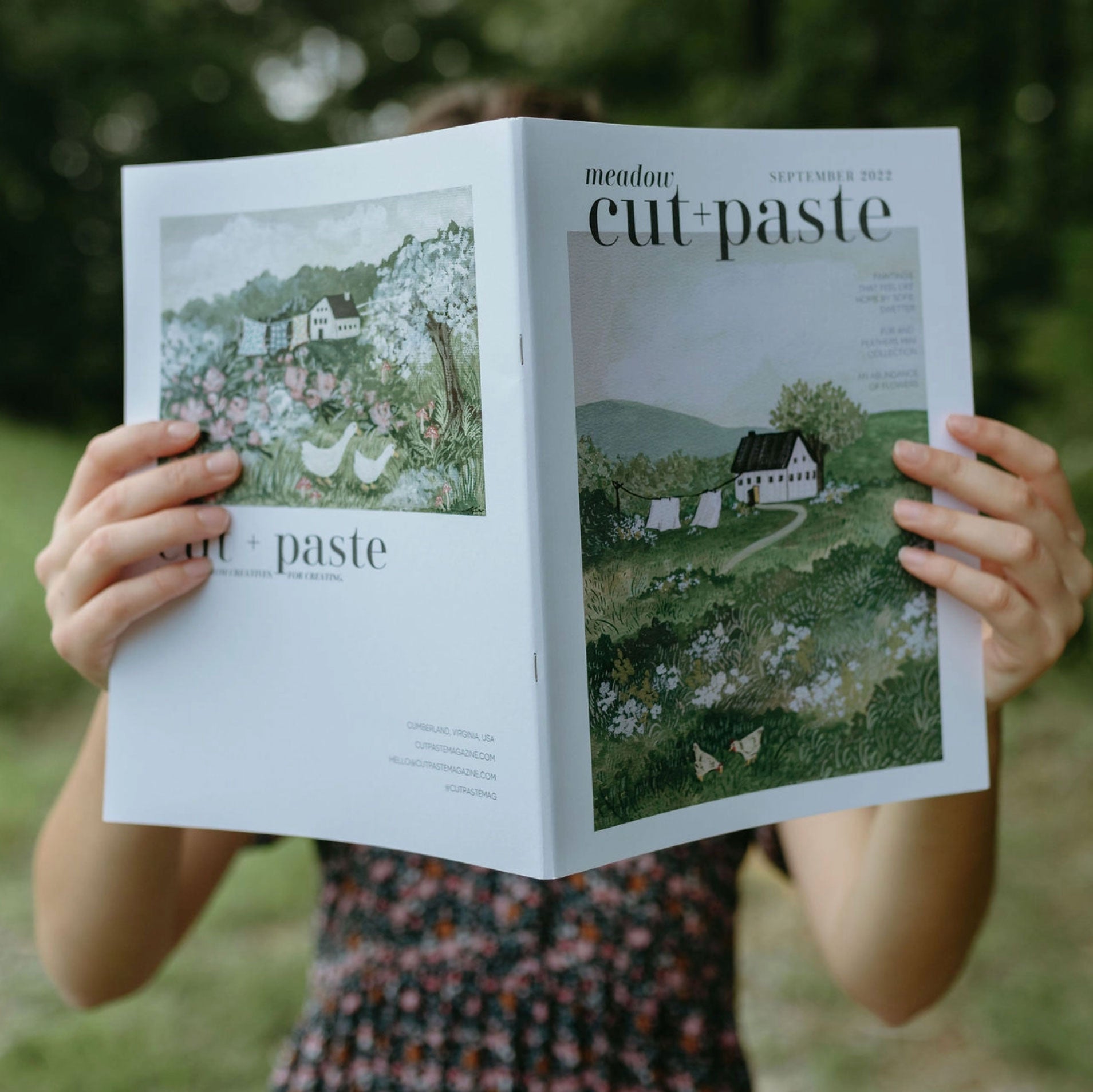 Magazine Cut and paste "Meadow" Vol.1