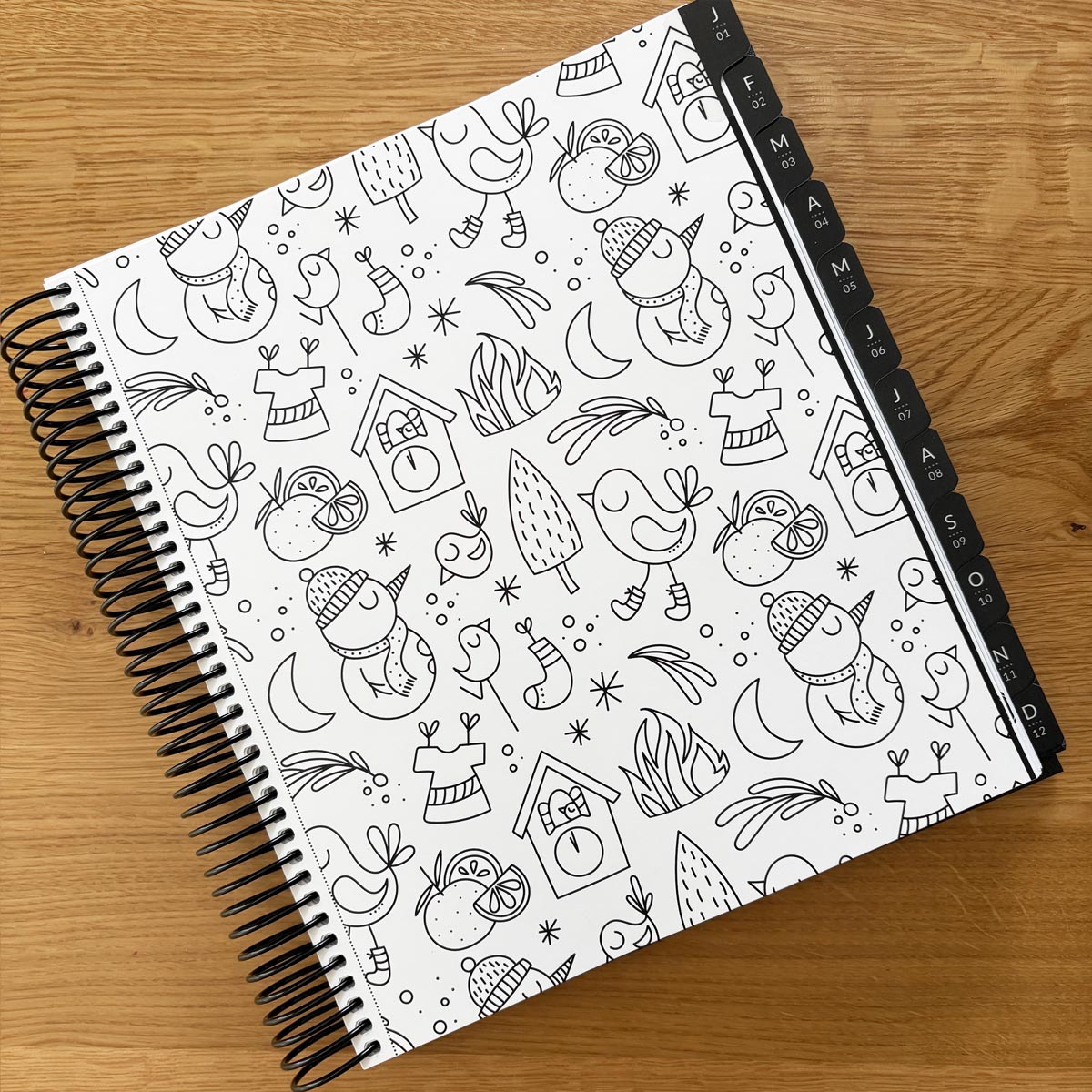 Planificateur créatif journal de bord, PERPÉTUEL