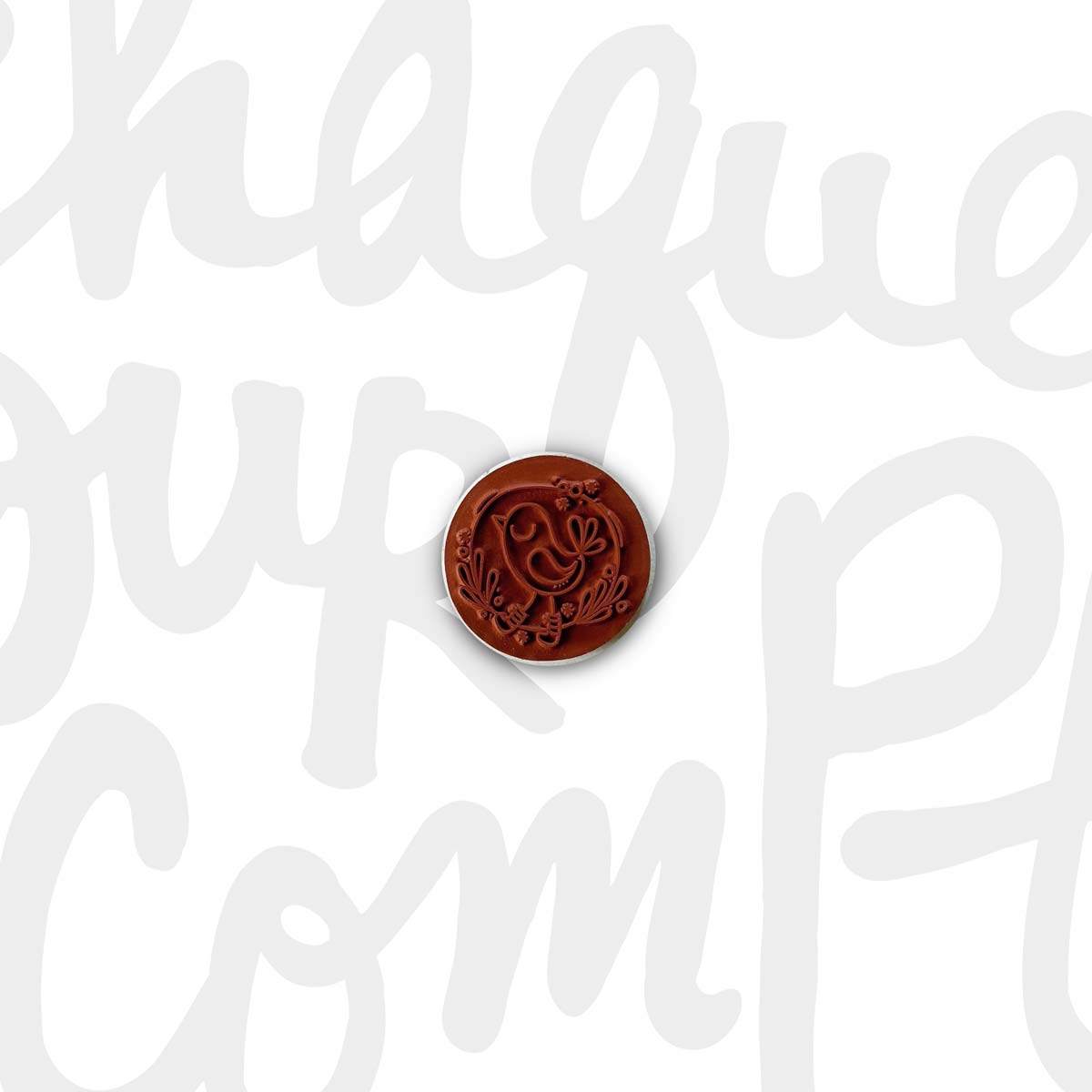 Petit oiseau dans le feuillage - 1 étampe amovible