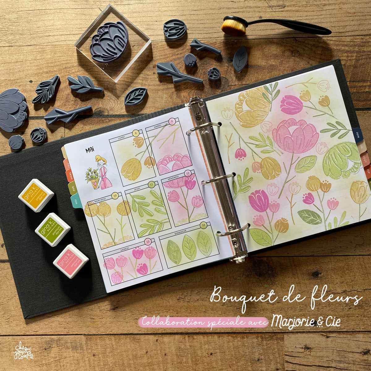 Combo Bouquet de fleurs - Marjorie Blais