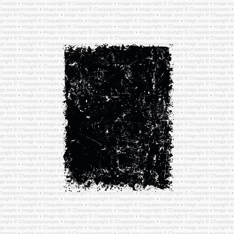 Fond de carte Givre - 1 étampe grand format