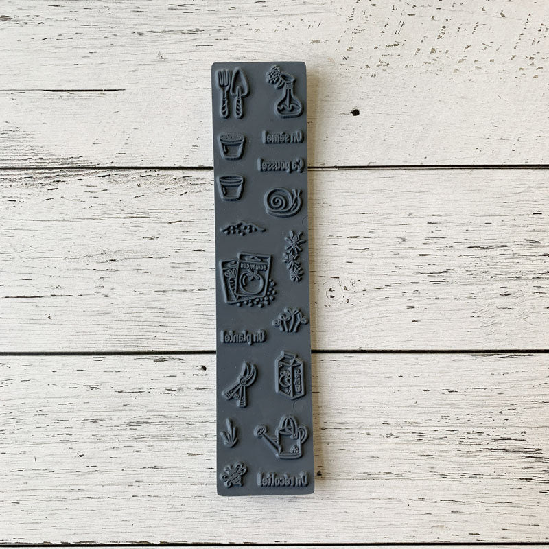 Planification du jardinage - Ensemble de 18 étampes à découper