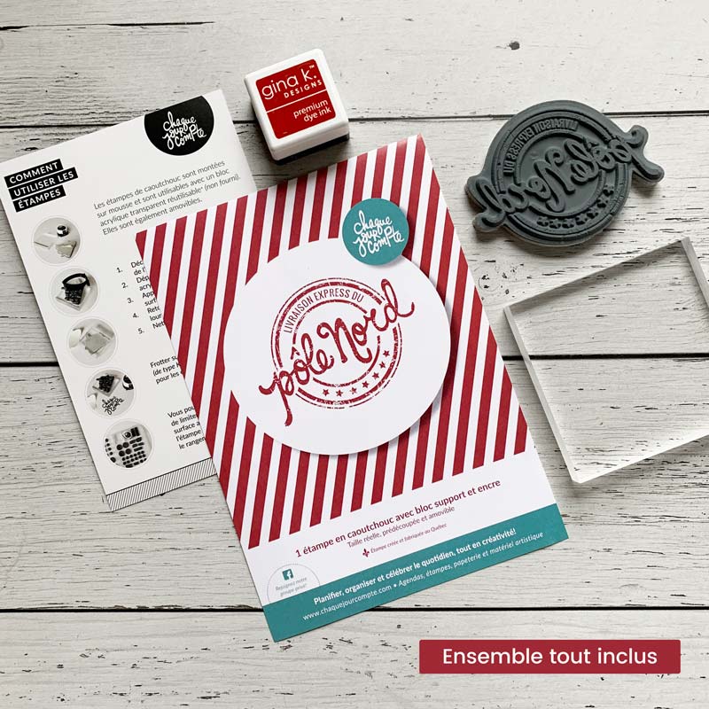 Étampe - Livraison du Pôle Nord