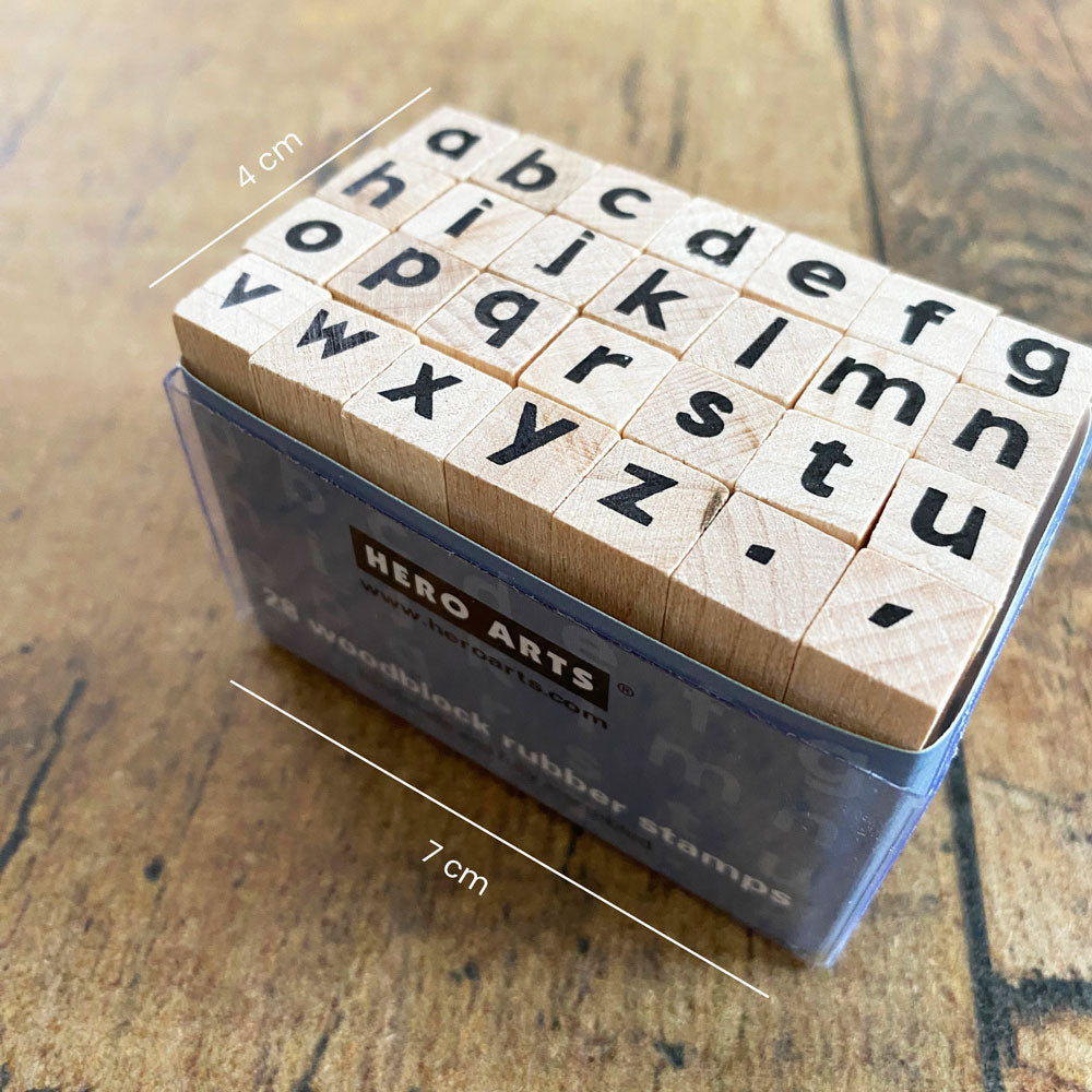 Alphabet miniature Hero Arts