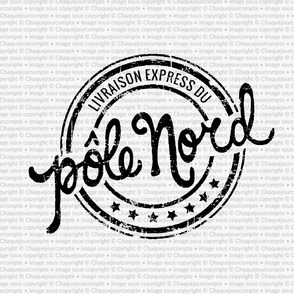 Étampe - Livraison du Pôle Nord