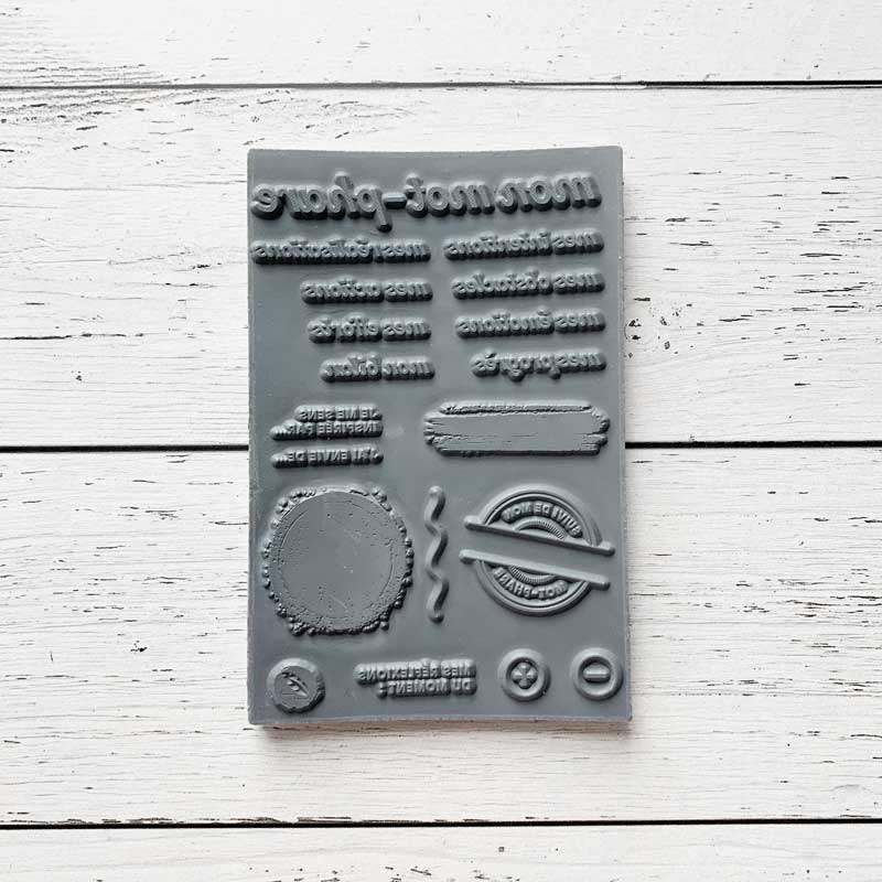 Mot-phare - Ensemble de 19 étampes à découper