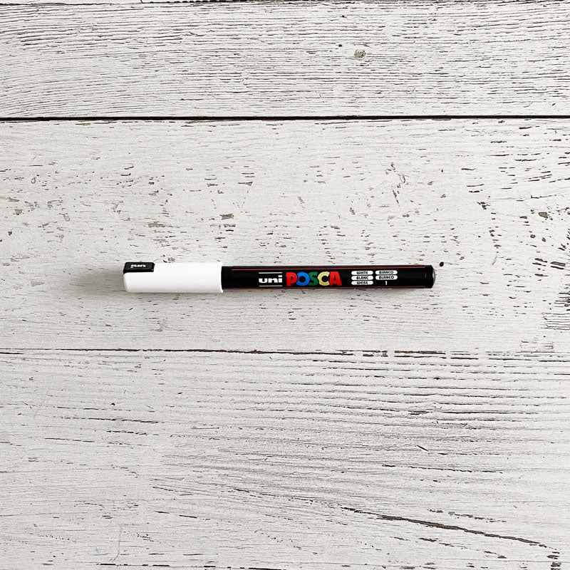 Posca extra-fin blanc