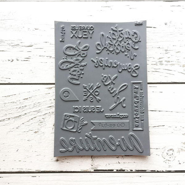 Voyage - Ensemble de 14 étampes à découper