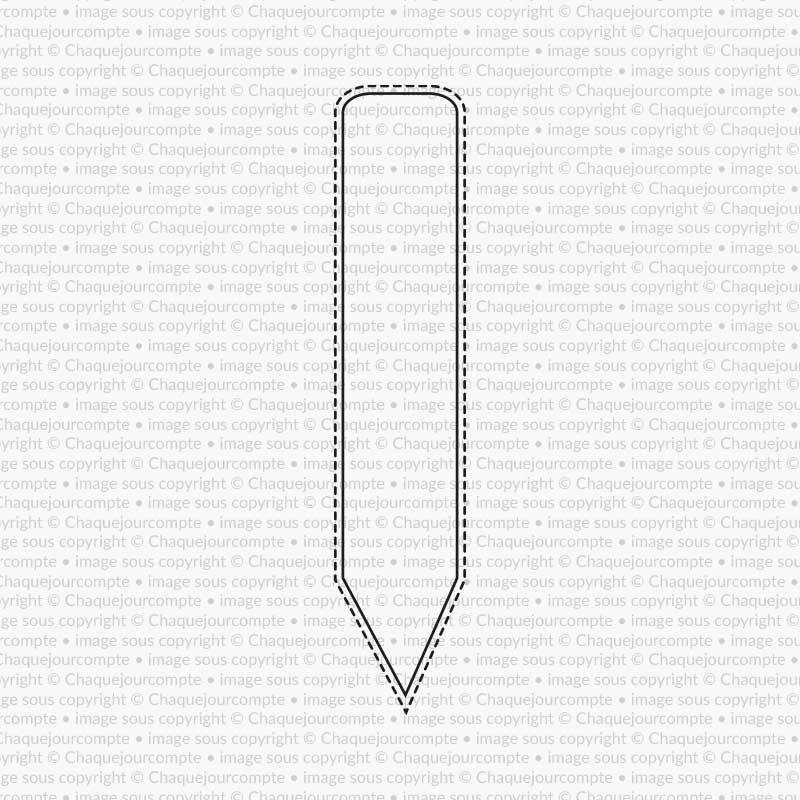 Bâtonnet - 1 étampe