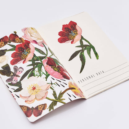 Carnet ligné - Pivoines