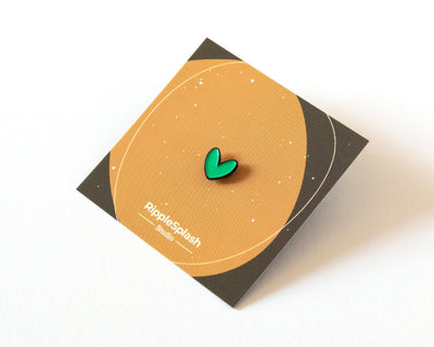 Épingle Petit coeur vert