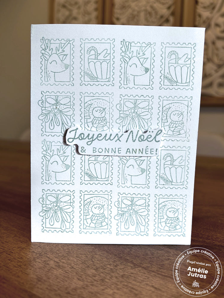 Correspondance du Pôle Nord - Ensemble de 18 étampes à découper