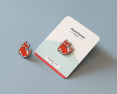 Épingle Chat rouge