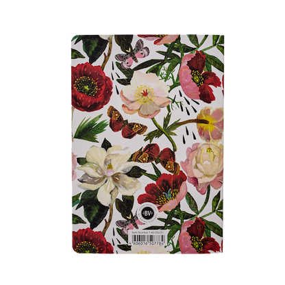 Carnet ligné - Pivoines