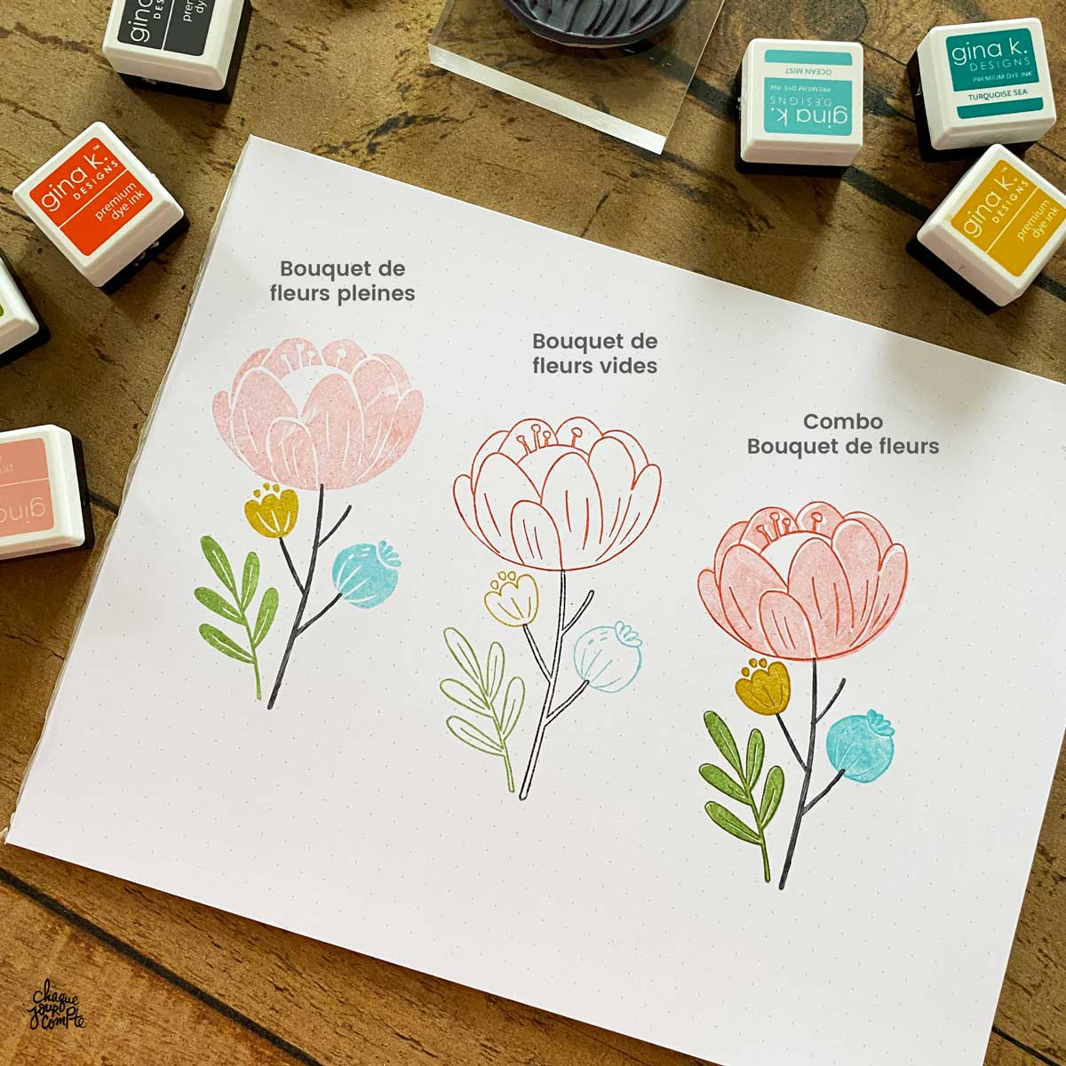 Combo Bouquet de fleurs - Marjorie Blais