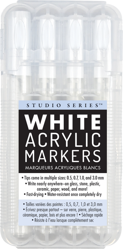 Marqueurs acryliques blancs Studio Series