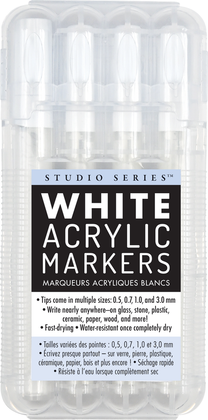 Marqueurs acryliques blancs Studio Series