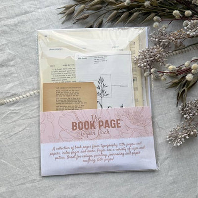 Pages de livres vintage pour collage et journal