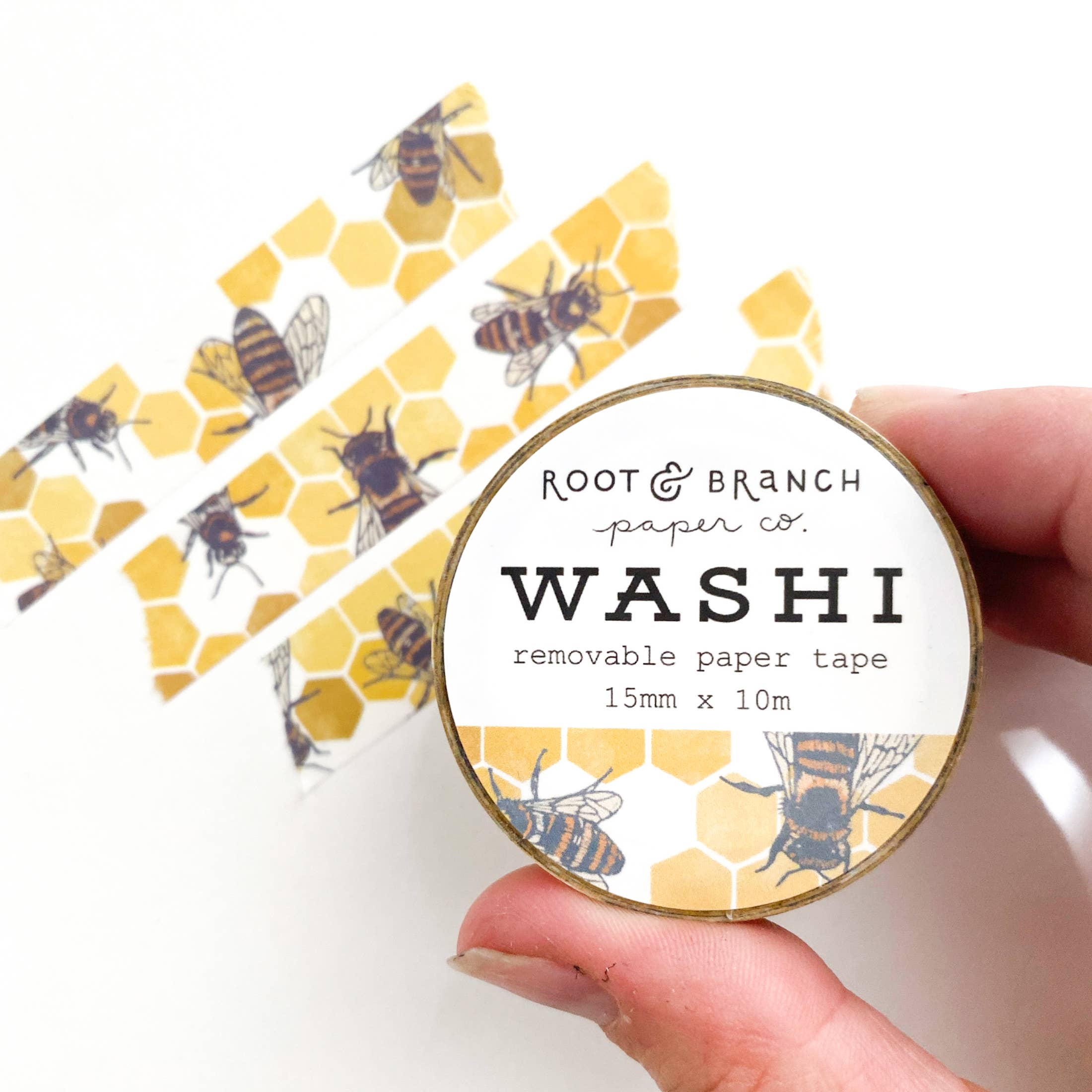 Ruban Washi - Rayons de miel